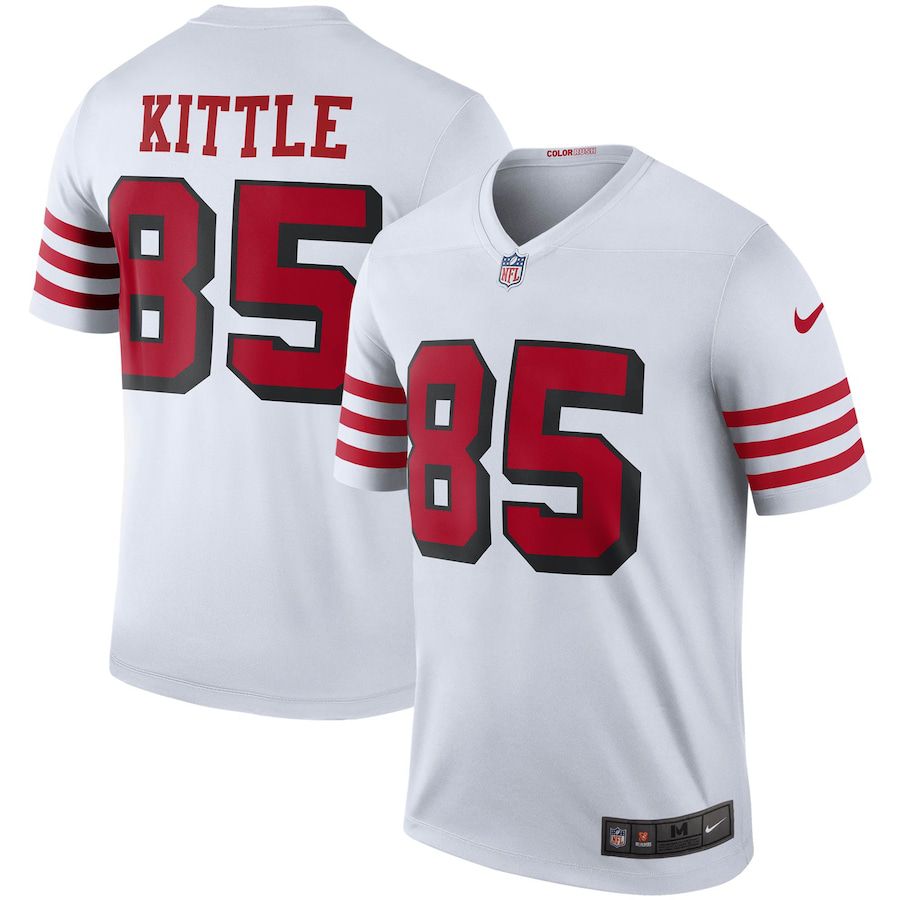 Men San Francisco 49ers #85 George Kittle Nike White Color Rush Legend NFL Jersey->san francisco 49ers->NFL Jersey